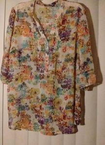 a.n.a  Beautiful Floral Blouse